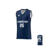 Basketball Jersey Stitch - Navy
